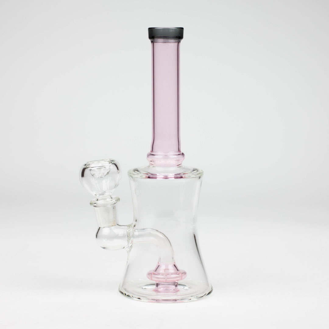 Color tube glass bong with diffuser 8"_5