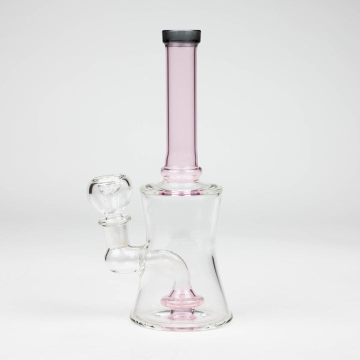 Color tube glass bong with diffuser 8"_5