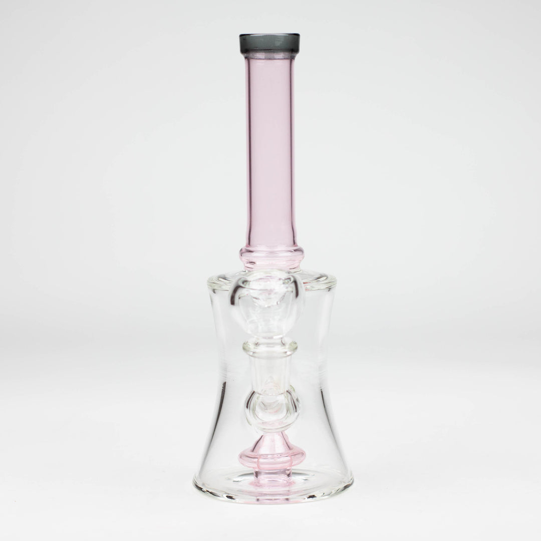 Color tube glass bong with diffuser 8"_6