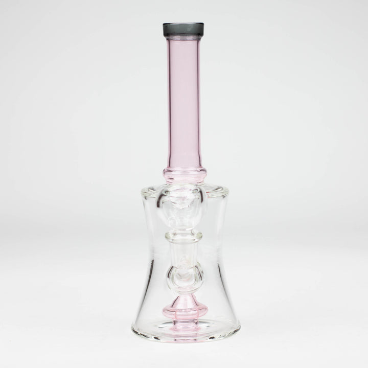 Color tube glass bong with diffuser 8"_6