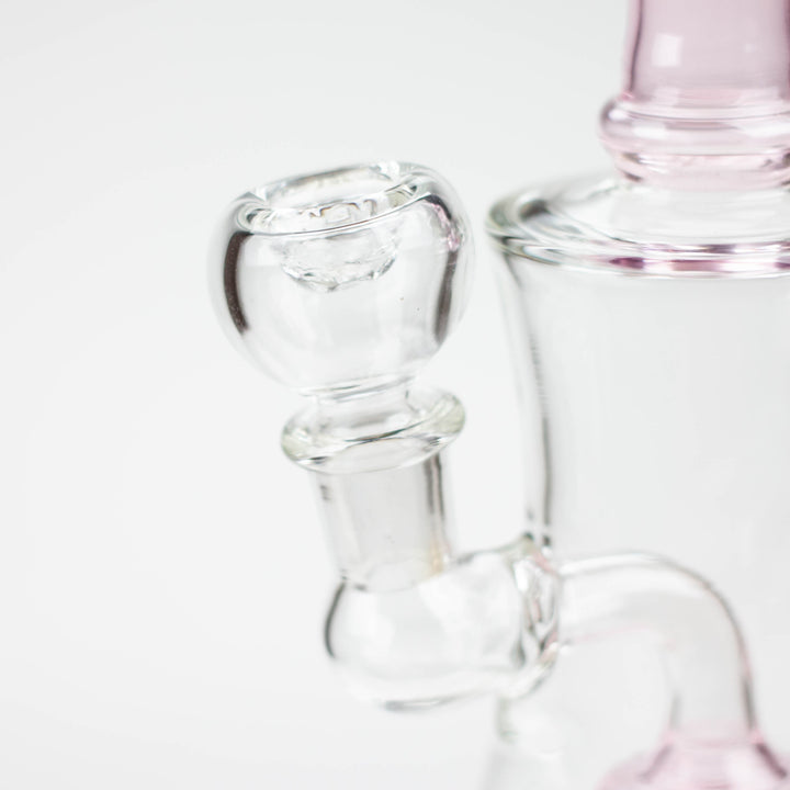 Color tube glass bong with diffuser 8"_8