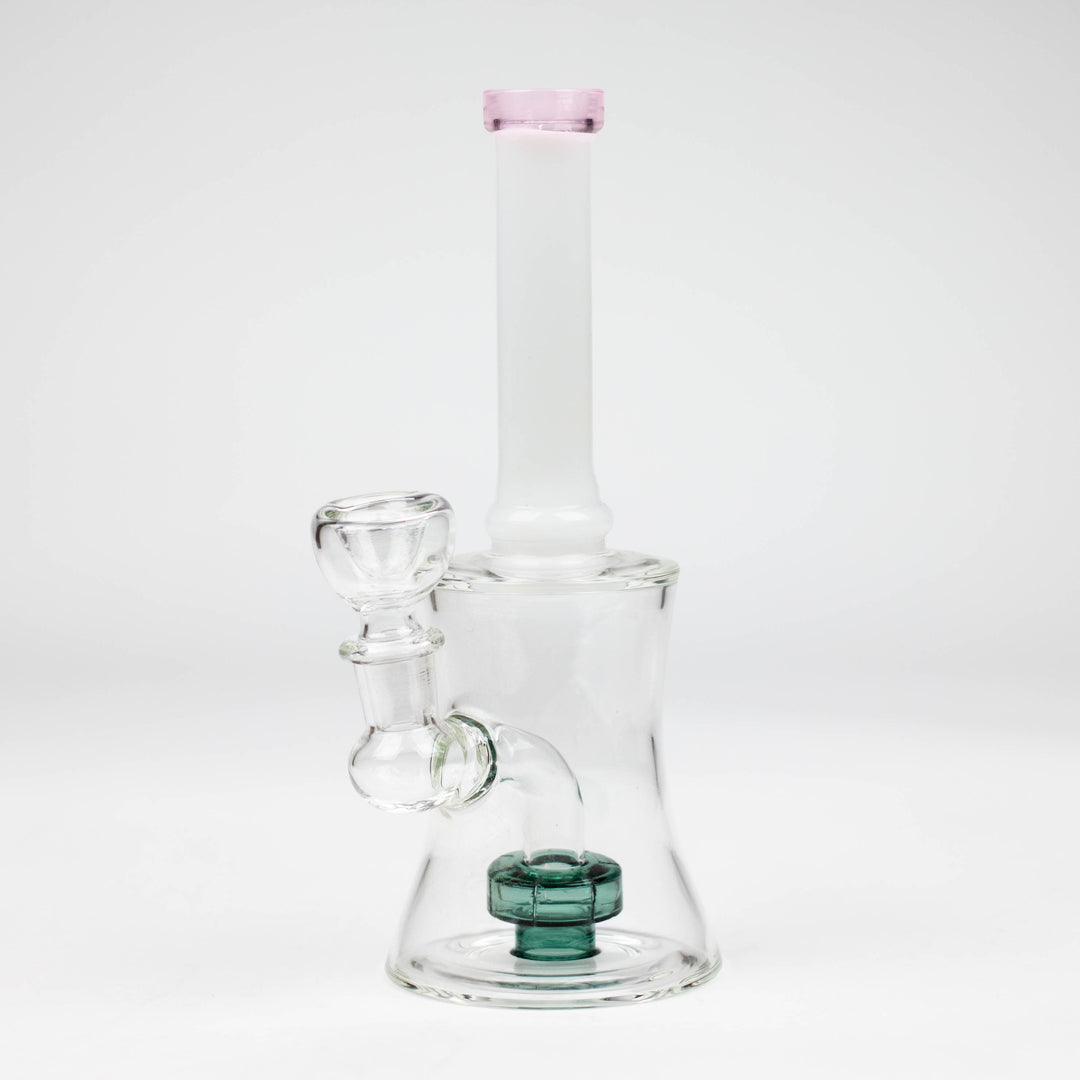 Color tube glass bong with diffuser 8"_10