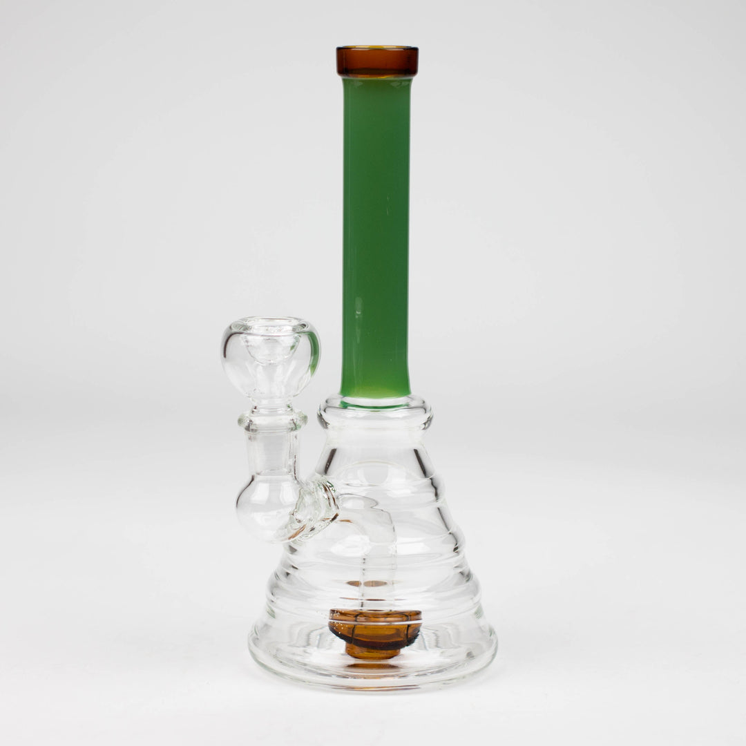 Color tube glass bong with diffuser 8"_1