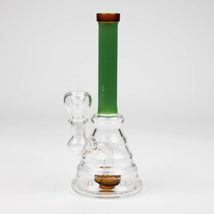 Color tube glass bong with diffuser 8"_1