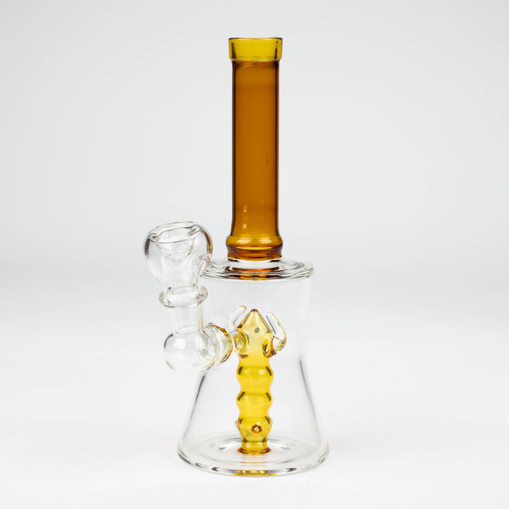 Color tube glass bong with diffuser 8"_3
