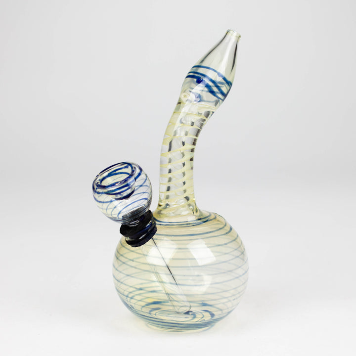 Changing color glass bong 6"_6