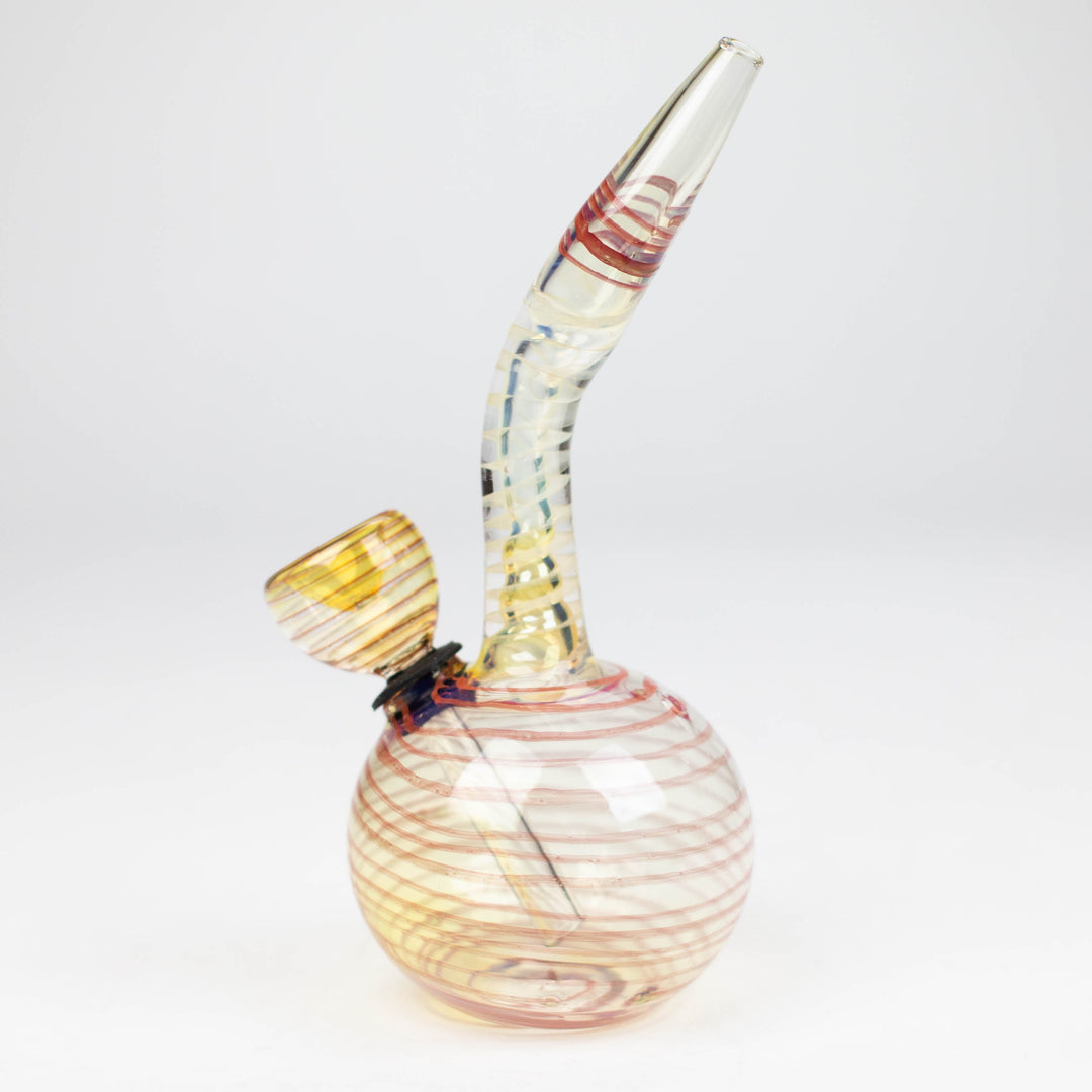 Changing color glass bong 6"_2