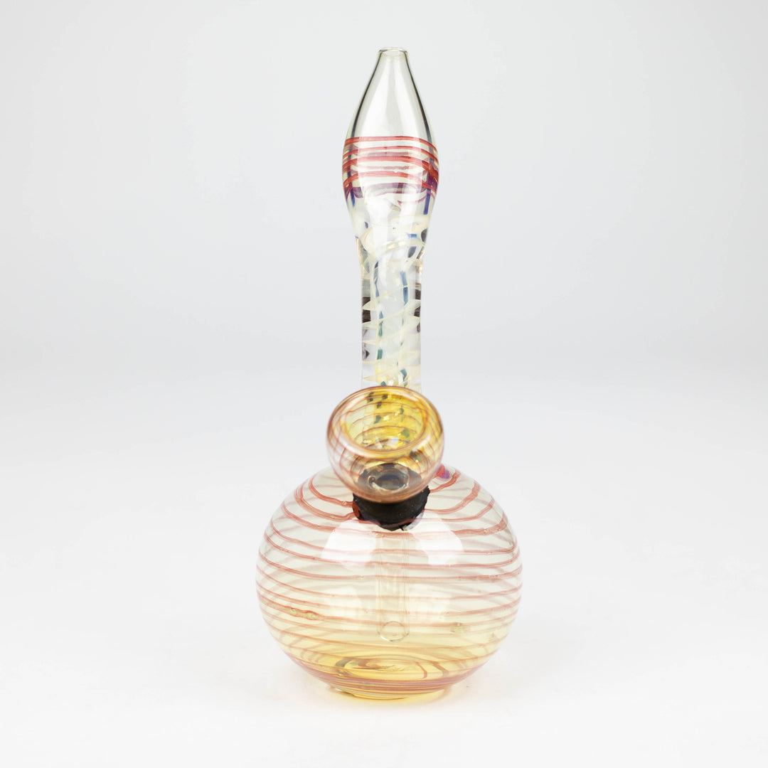 Changing color glass bong 6"_3