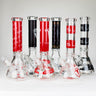 TSLA Glow in the Dark 14" 9 mm glass pipes
