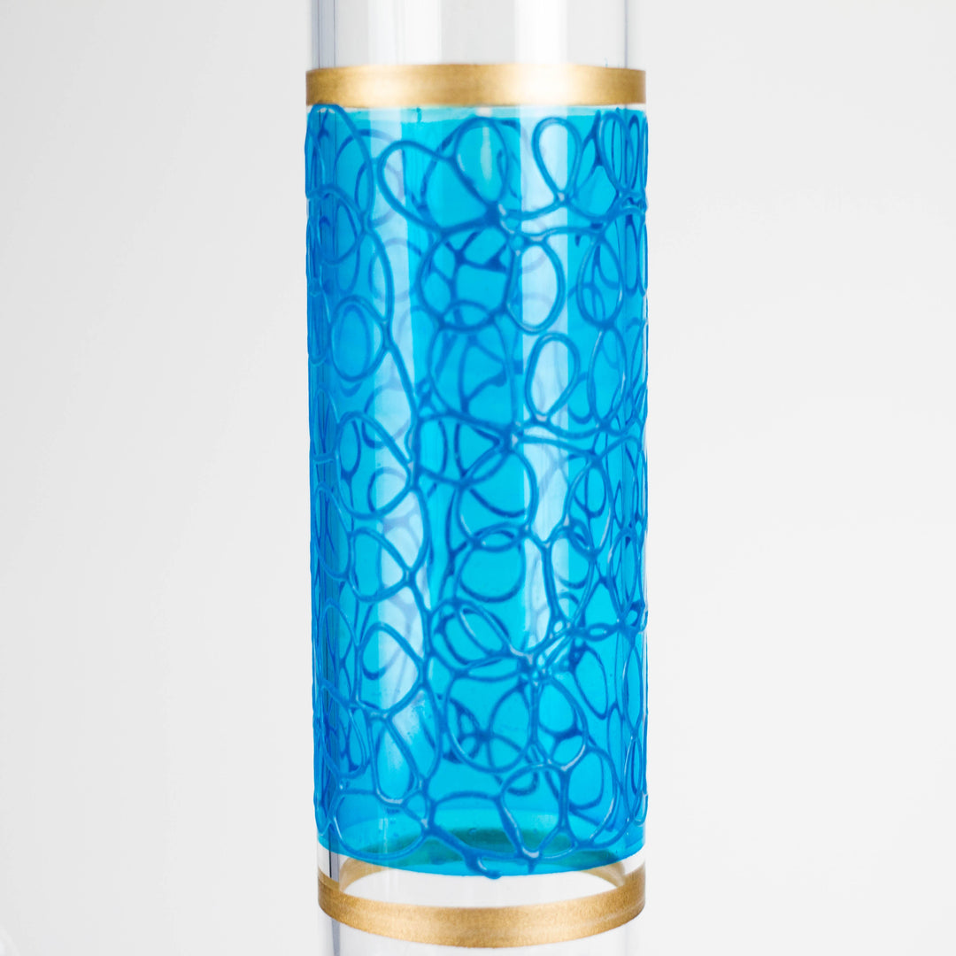 Printed beaker glass water pipes-Assorted 12"
