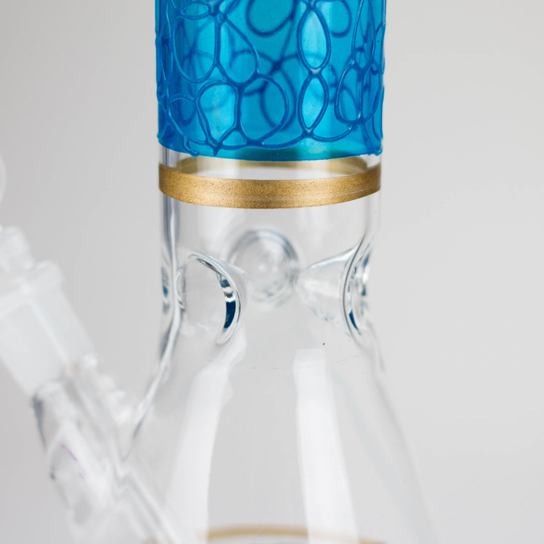 Printed beaker glass water pipes-Assorted 12"