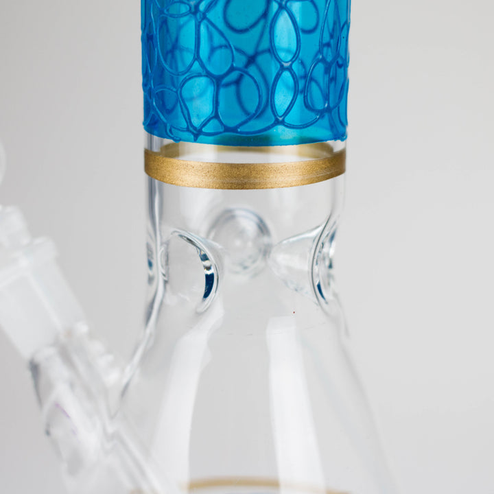 Printed beaker glass water pipes-Assorted 12"