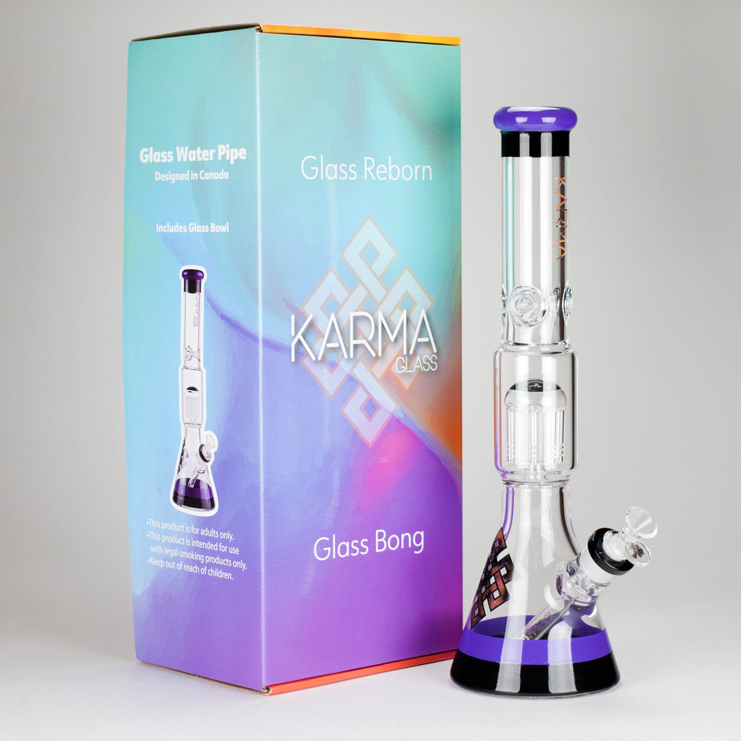 Karma 17" Tree Purps Glass Water Pipes