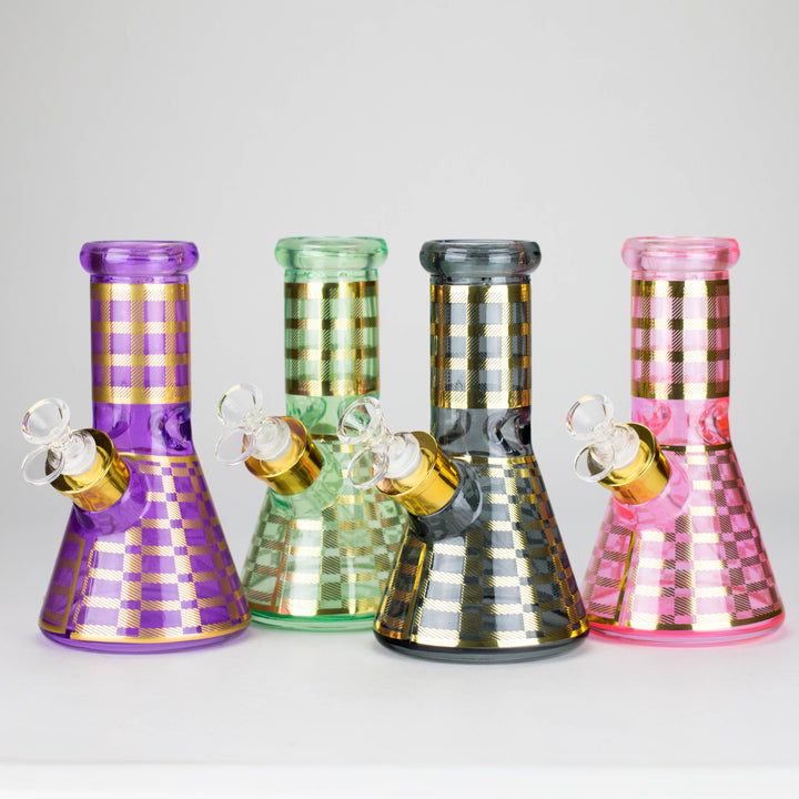 Soft glass beaker Water Pipes 8"