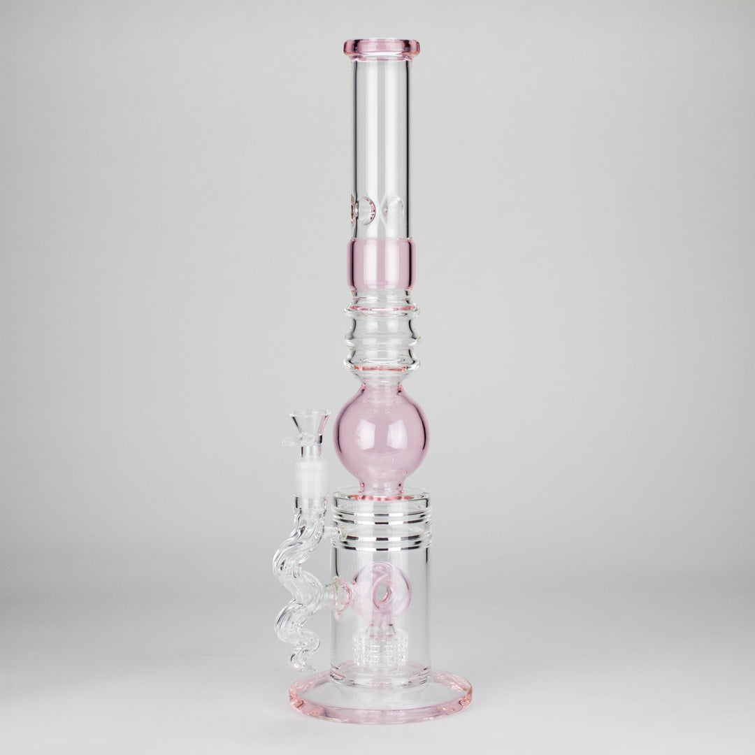 Shower Head Perc Glass Water Pipes 18.5″