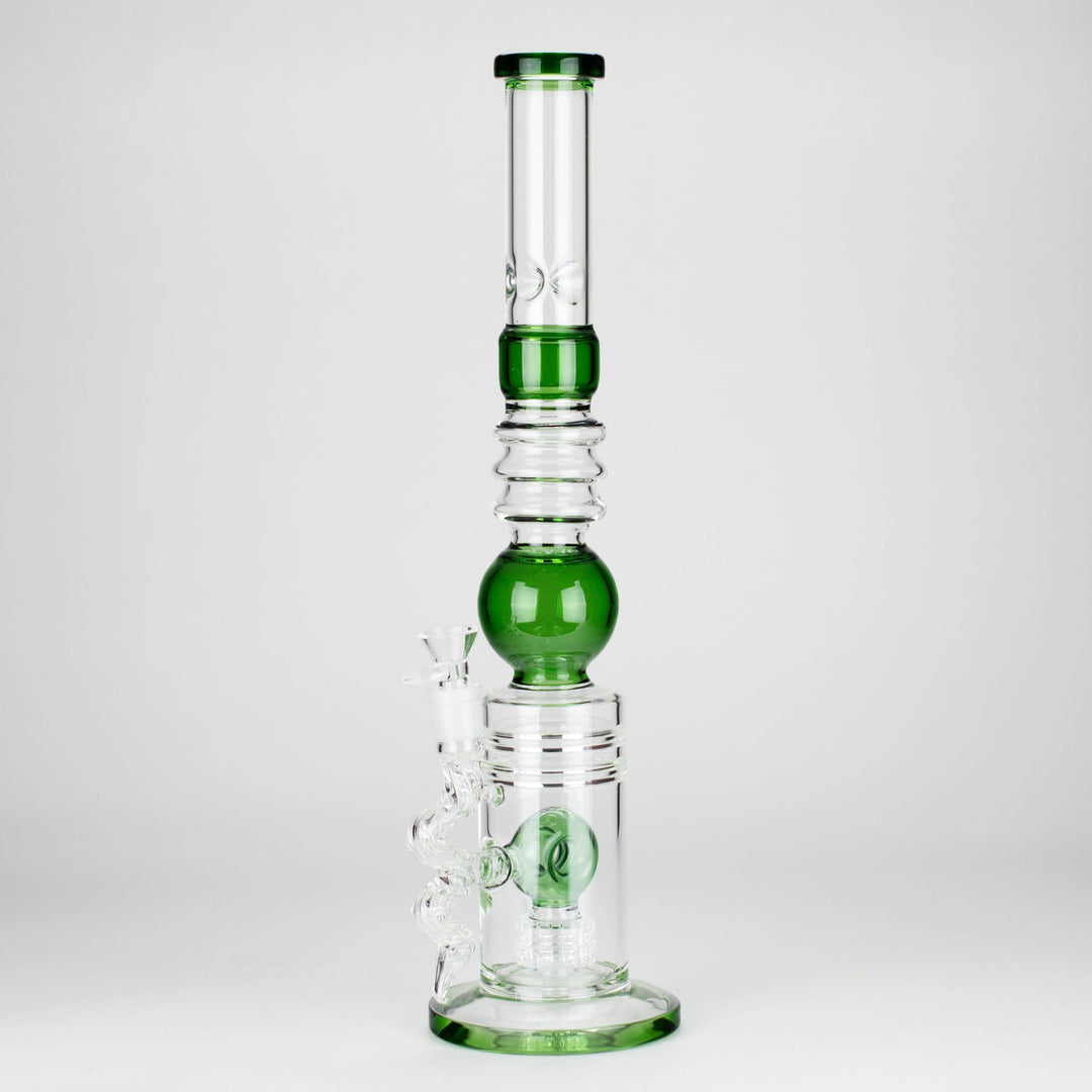 Shower Head Perc Glass Water Pipes 18.5″