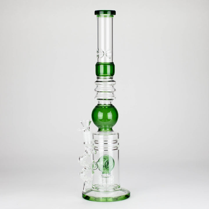 Shower Head Perc Glass Water Pipes 18.5″