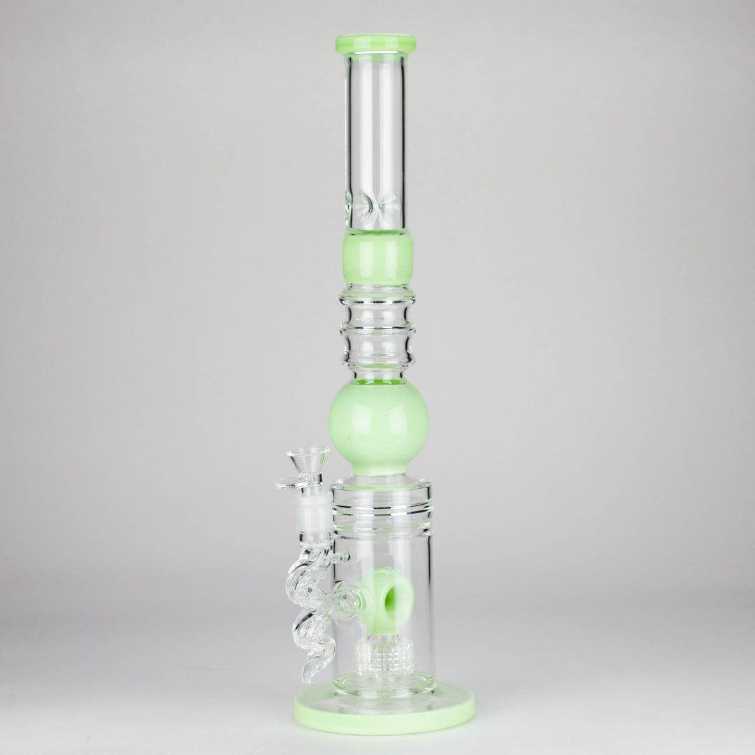 Shower Head Perc Glass Water Pipes 18.5″