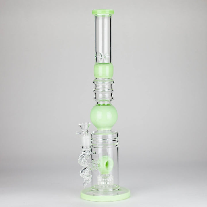 Shower Head Perc Glass Water Pipes 18.5″