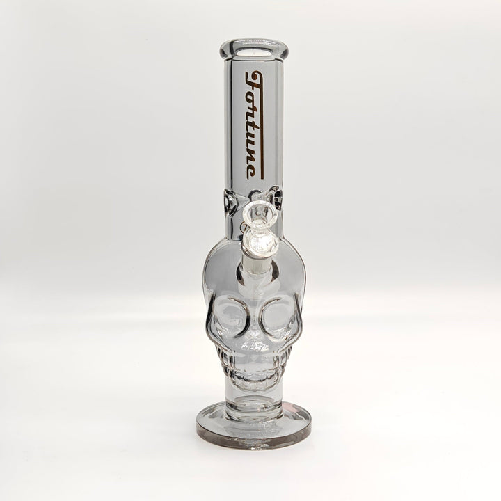 Fortune Electroplated Skull 14" 7mm Glass Pipes