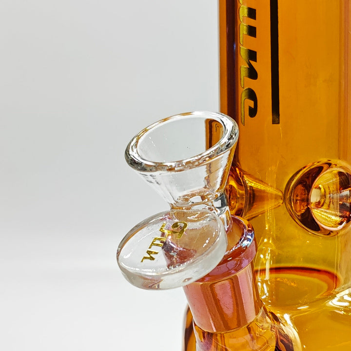 Fortune Electroplated Skull 10" 5mm Glass Water Pipes