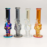 Fortune Electroplated Skull 10" 5mm Glass Water Pipes