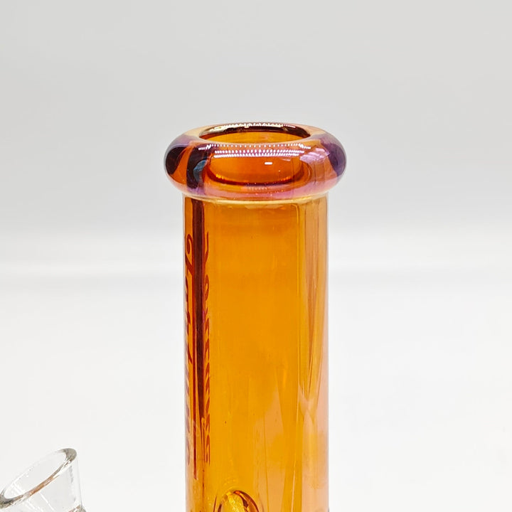 Fortune Electroplated Skull 10" 5mm Glass Water Pipes