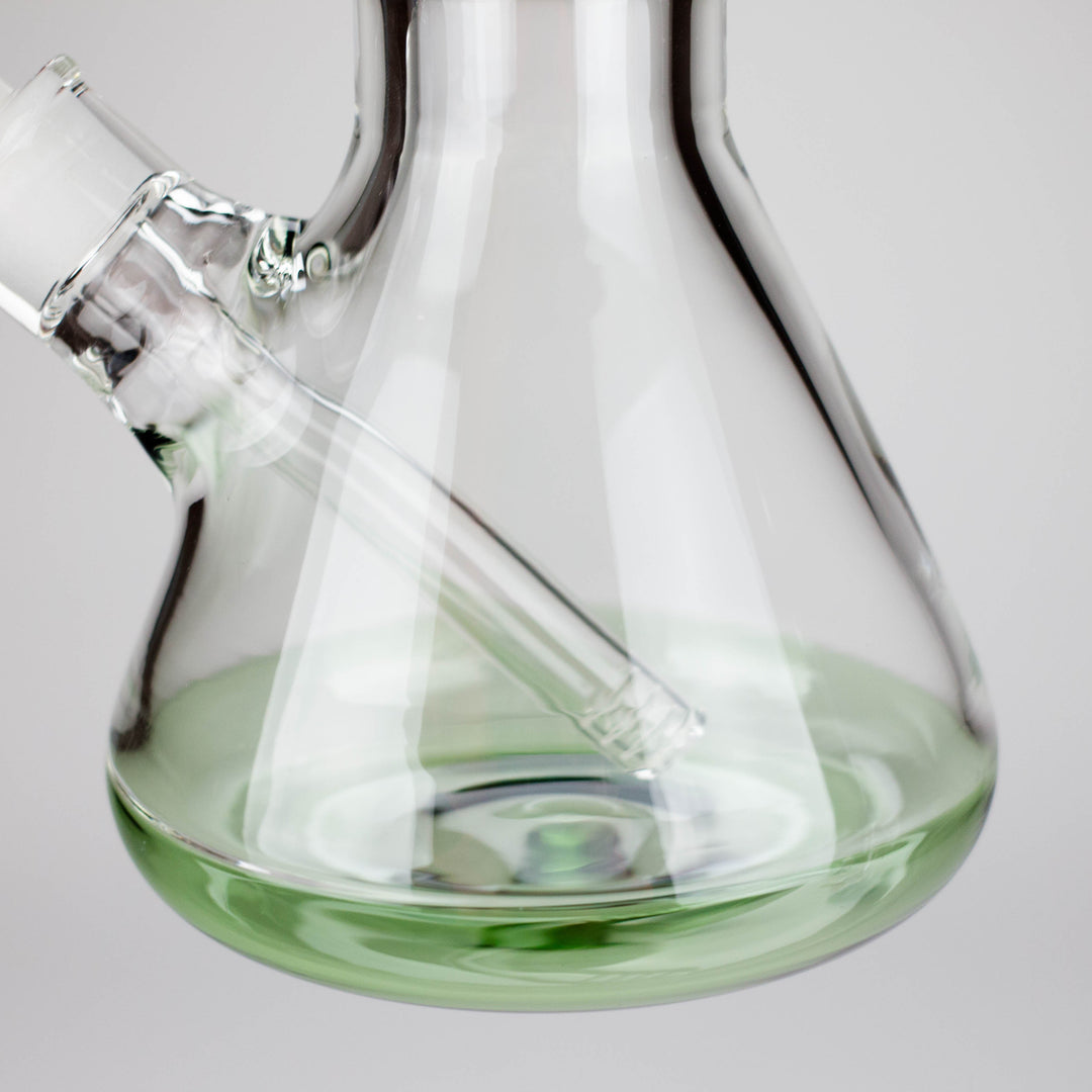 Ring Style Beaker Glass Water Pipes – Spiral Neck Ice Catcher | 14mm Bowl Joint 17"