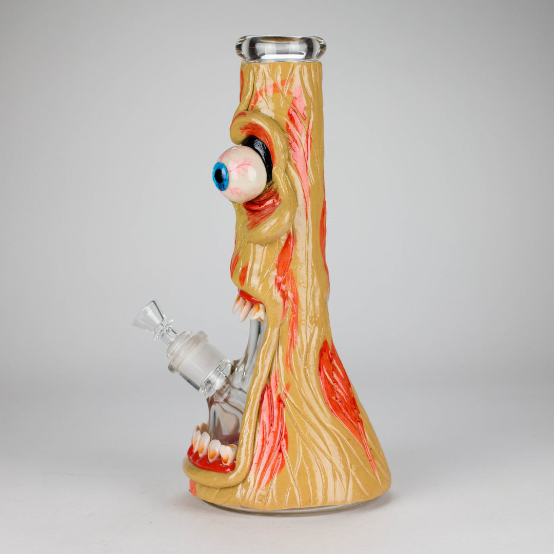 Monster Zombie Face Glass Water Pipes – 9mm Thick 12"