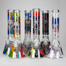 PsyClown Glass Water Pipes – 7mm Thick Glass, Bold Psychedelic Clown Design 13.5"