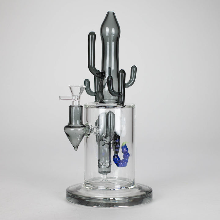 Cactus Glass Water Pipes 11.5"