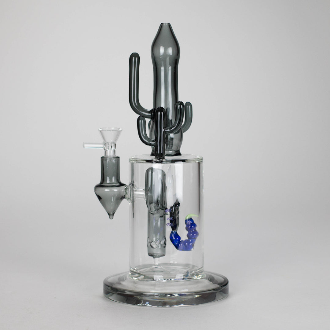 Cactus Glass Water Pipes 11.5"