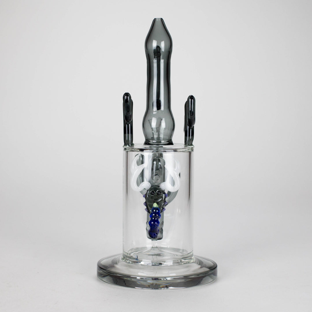 Cactus Glass Water Pipes 11.5"