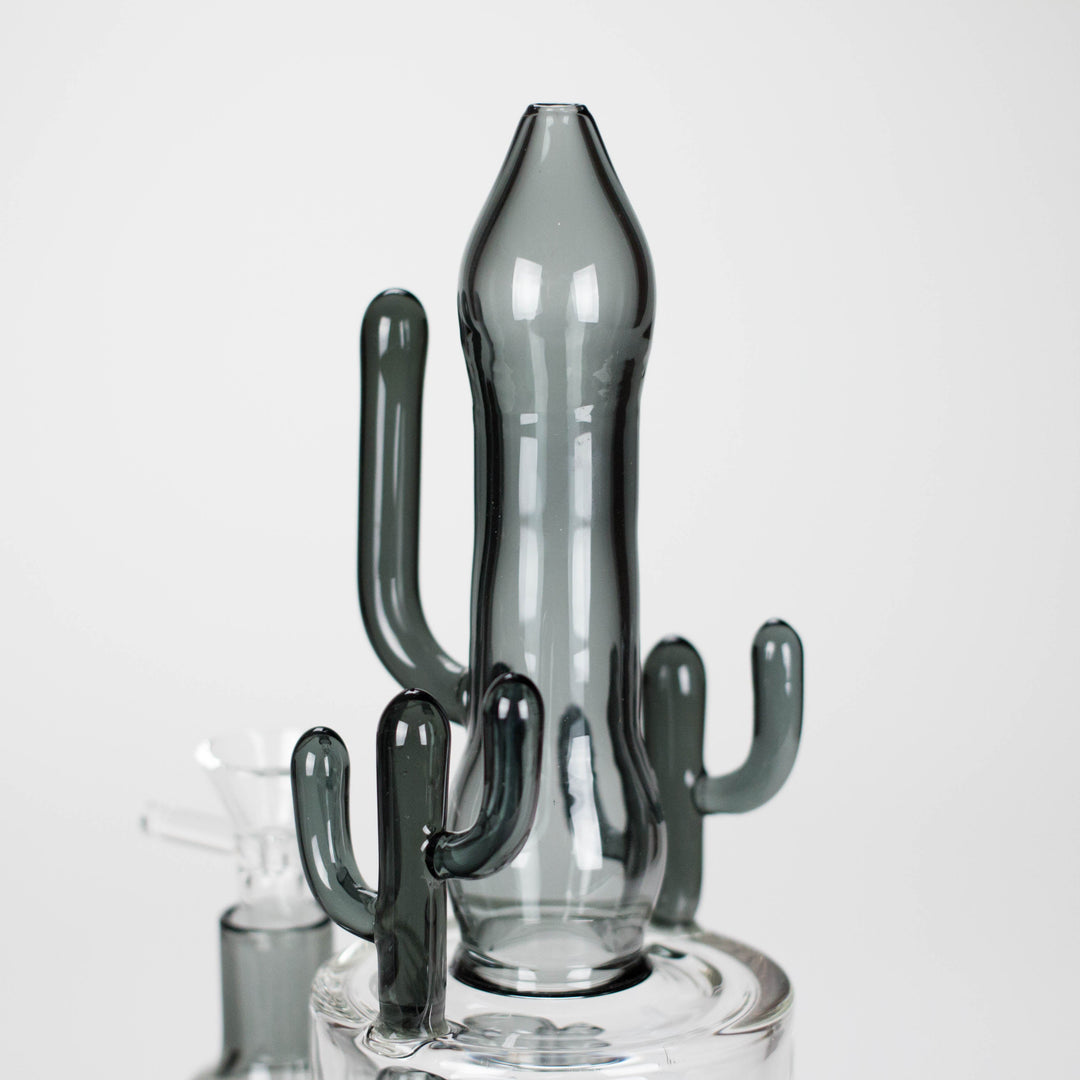 Cactus Glass Water Pipes 11.5"