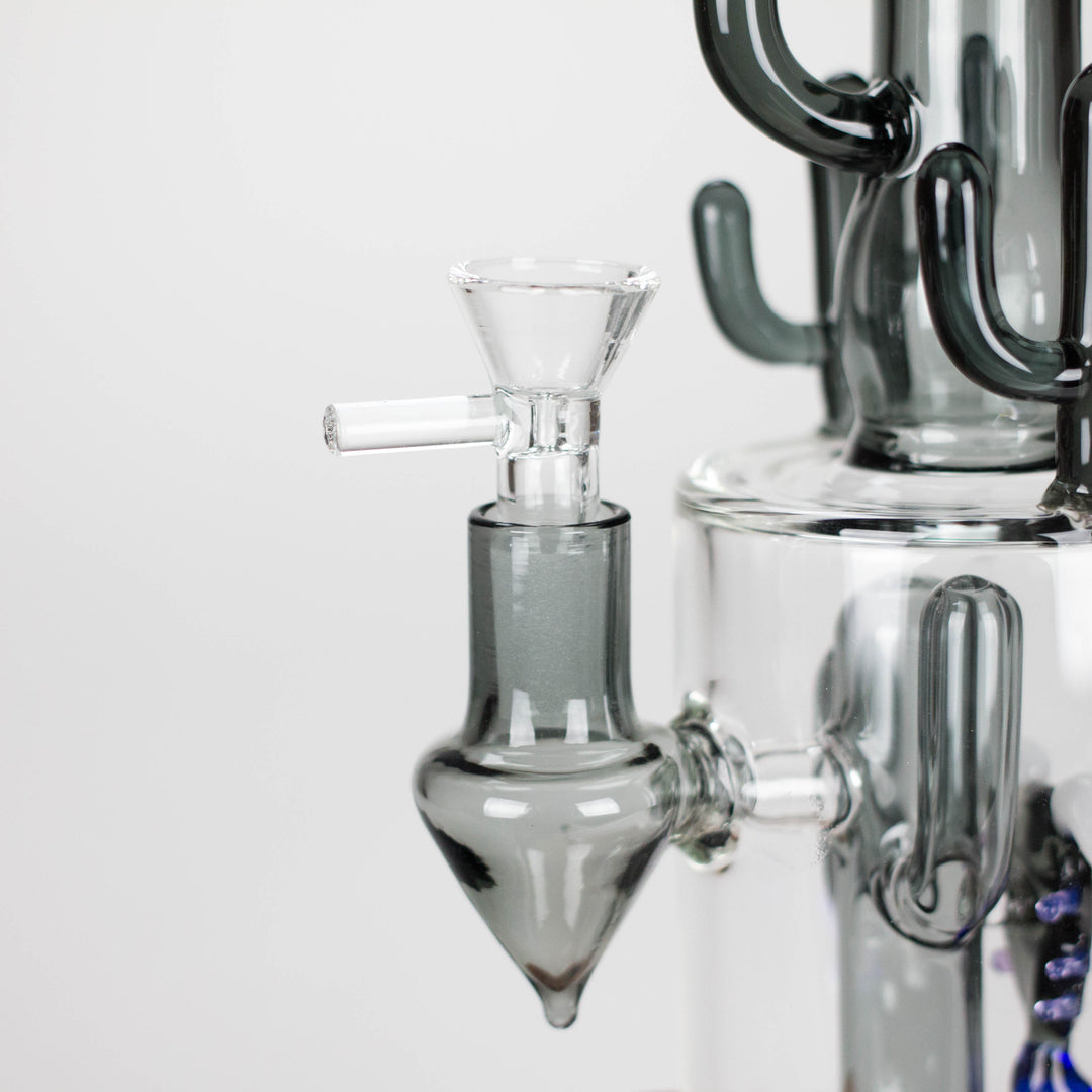 Cactus Glass Water Pipes 11.5"