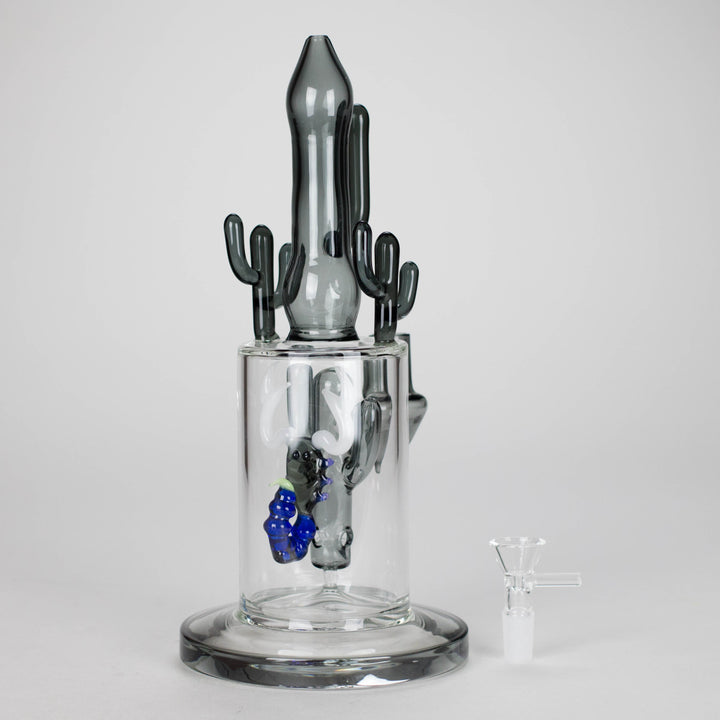 Cactus Glass Water Pipes 11.5"