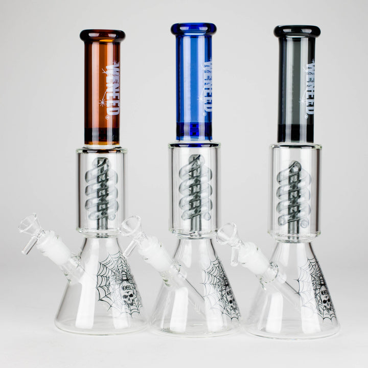 WENEED 12" SpiralFlow Glass Water Pipes