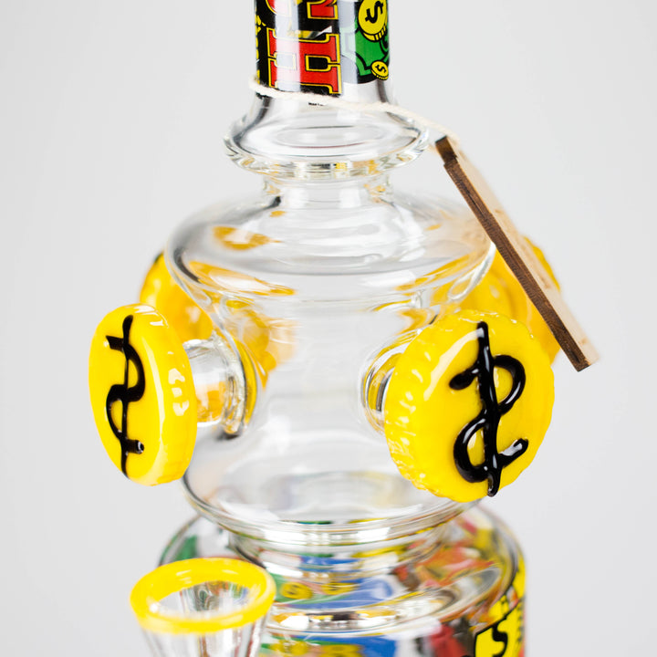Cheech Glass 13" Casino Money Waterpipe – CHE-369