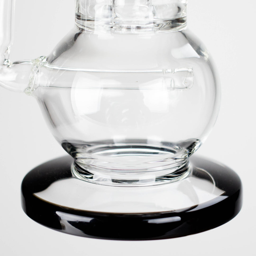 Percolator Bong – Sleek Design with 18mm Bowl Joint for Smooth Filtration 14"