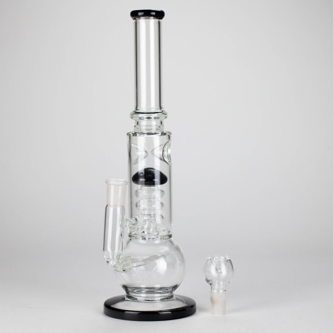 Percolator Bong – Sleek Design with 18mm Bowl Joint for Smooth Filtration 14"