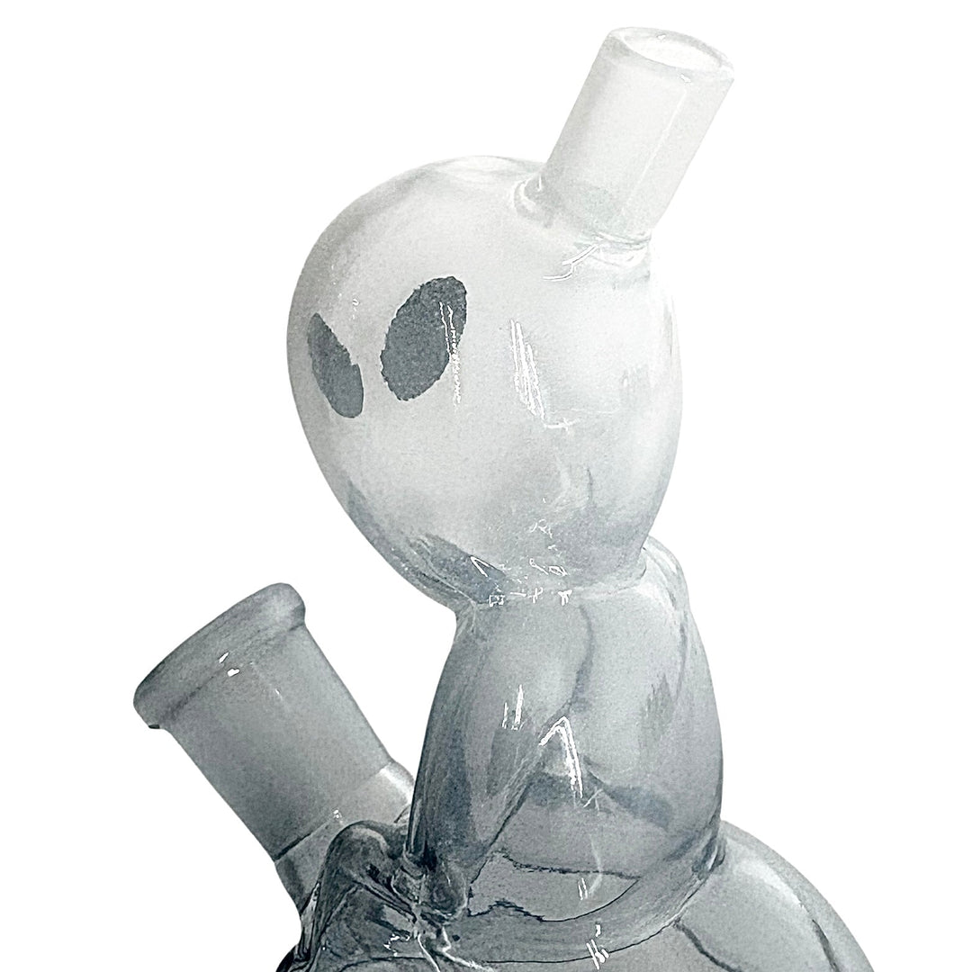 Alien Design Glass Water Pipes – Compact & Stemless 5"