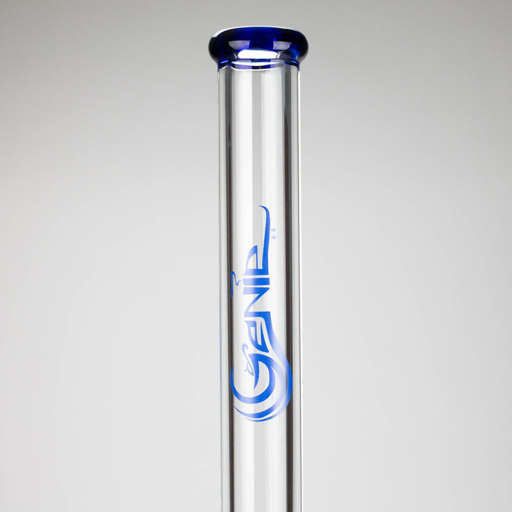 Genie 24" 12-Arm 9mm Colored Bottom Glass Water Pipes