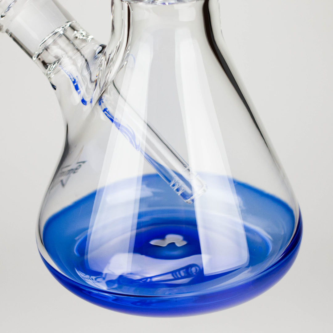 Genie 24" 12-Arm 9mm Colored Bottom Glass Water Pipes