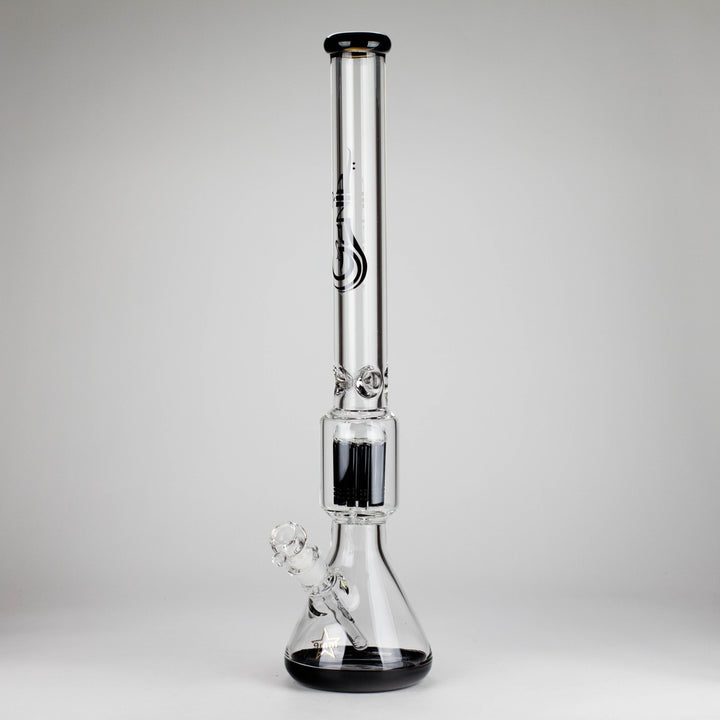 Genie 24" 12-Arm 9mm Colored Bottom Glass Water Pipes