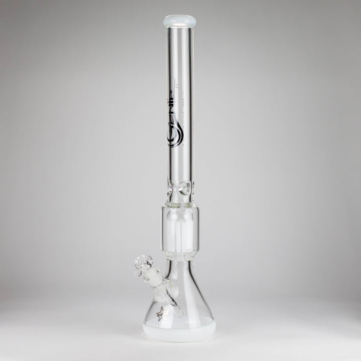 Genie 24" 12-Arm 9mm Colored Bottom Glass Water Pipes