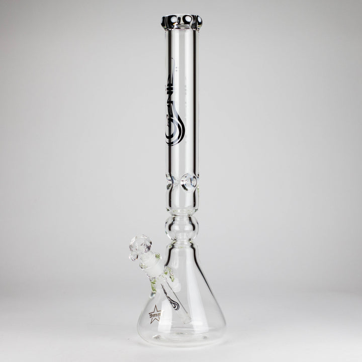 Genie 19.5" 9mm Curved Shaft Glass Beaker Water Pipes