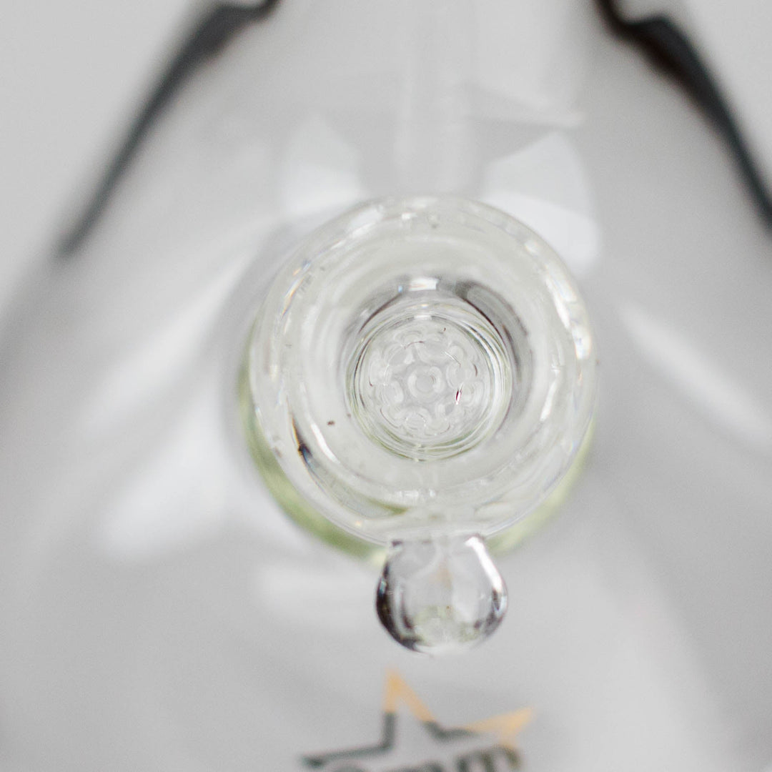 Genie 19.5" 9mm Curved Shaft Glass Beaker Water Pipes