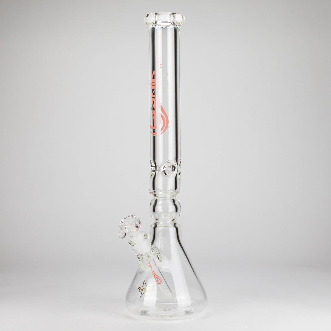 Genie 19.5" 9mm Curved Shaft Glass Beaker Water Pipes