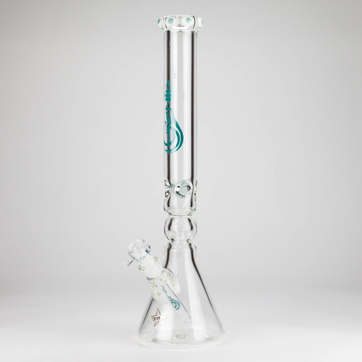 Genie 19.5" 9mm Curved Shaft Glass Beaker Water Pipes