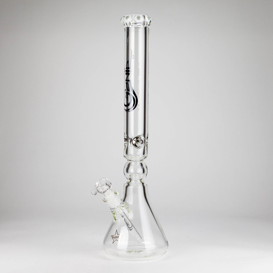 Genie 19.5" 9mm Curved Shaft Glass Beaker Water Pipes